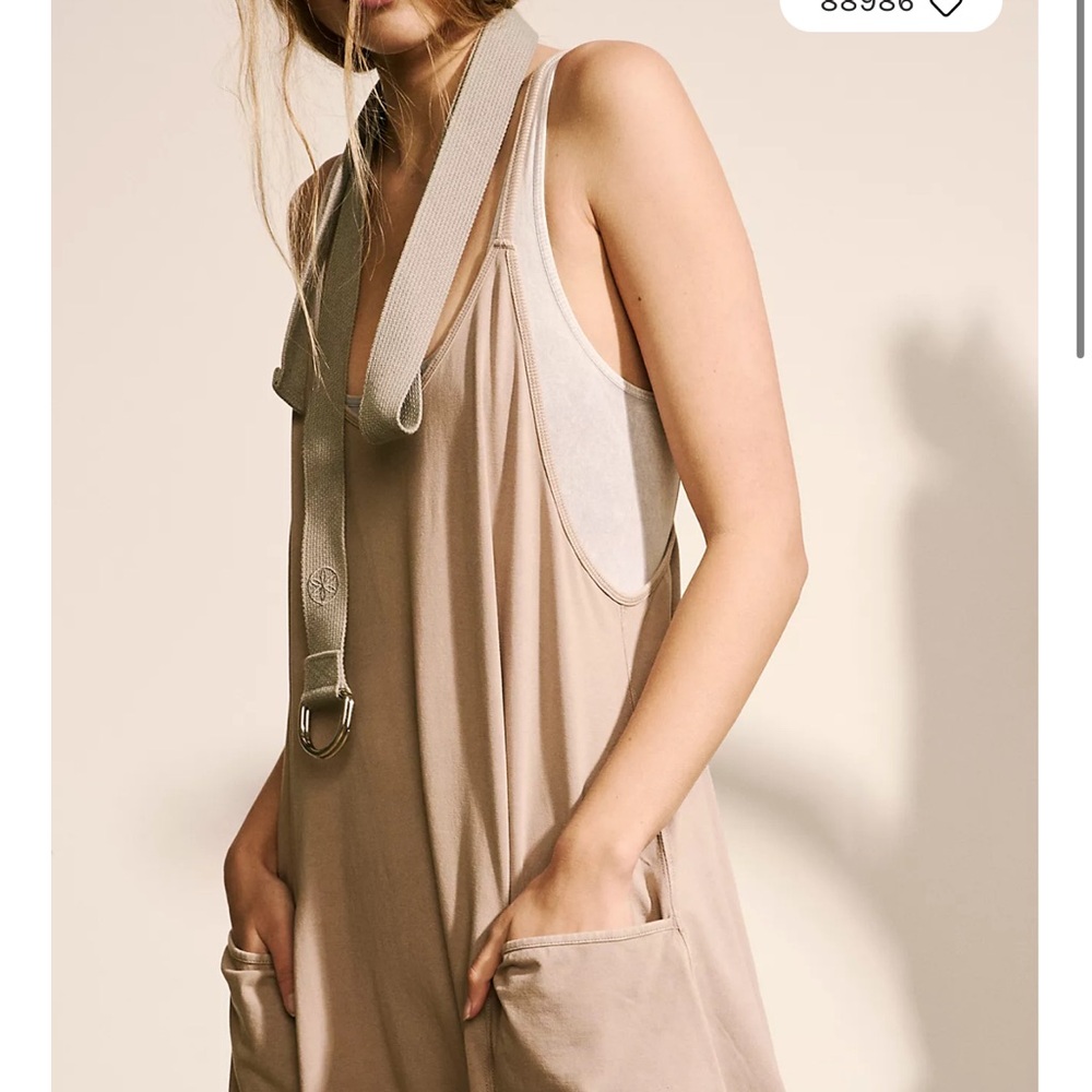 Free People Movement Hot Shot Onesie Size Large Jumpsuit NWOT CUTE Spring Break - Picture 2 of 9